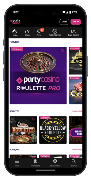 partycasino Gameplay