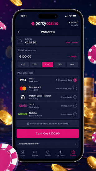 partycasino Gameplay